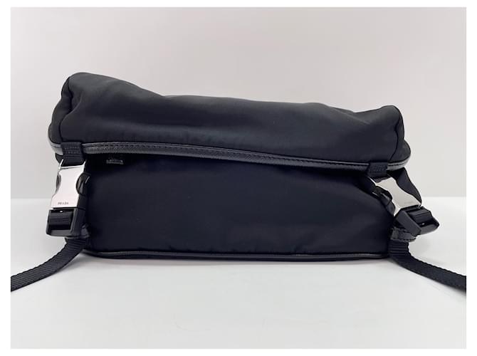 Borsa a tracolla Prada Re-Nylon Nero - vista 7
