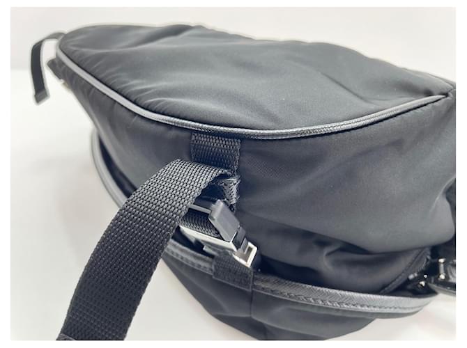 Borsa a tracolla Prada Re-Nylon Nero - vista 9