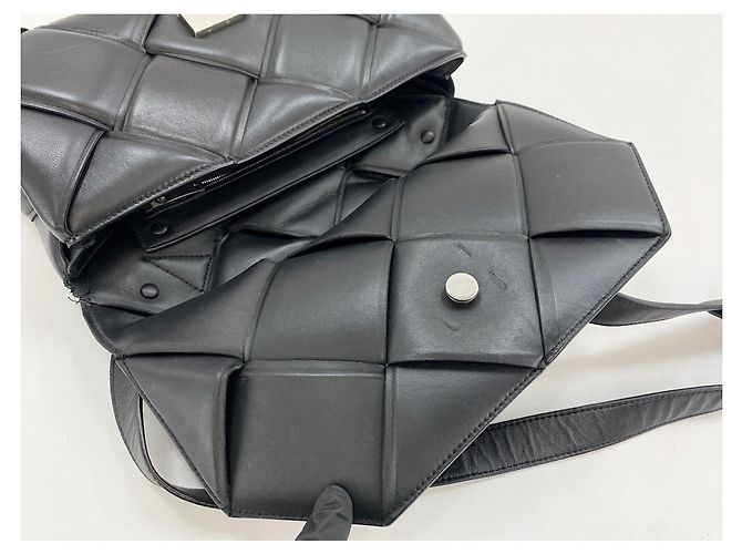 Borsa a mano e spalla 2-Way Padded Top Handle Bottega Veneta Nero - vista 12