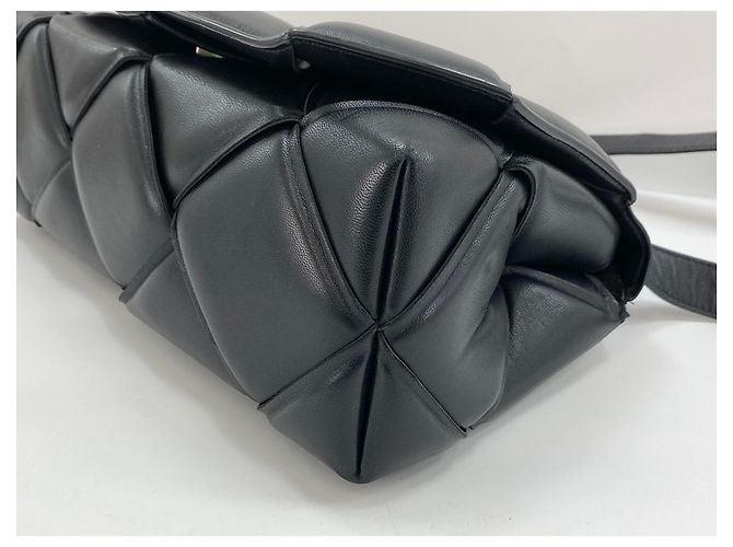 Borsa a mano e spalla 2-Way Padded Top Handle Bottega Veneta Nero - vista 9