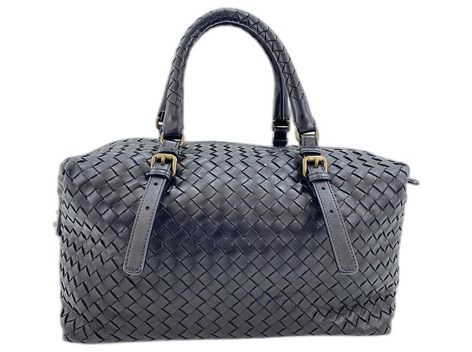Borsa Boston Bottega Veneta Nera Nero - vista 3
