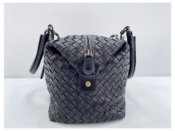 Borsa Boston Bottega Veneta Nera Nero - vista 6