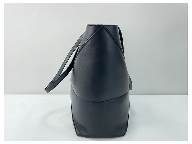 Borsa Tote Loewe Puzzle in nero - vista 4