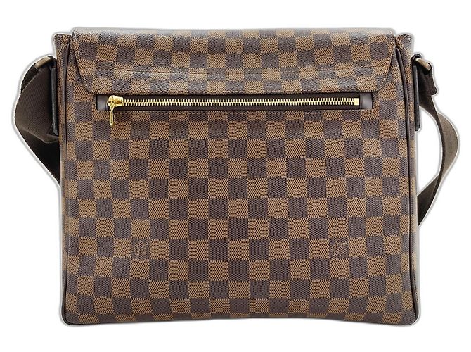 Borsa a tracolla Louis Vuitton District Marrone - vista 3