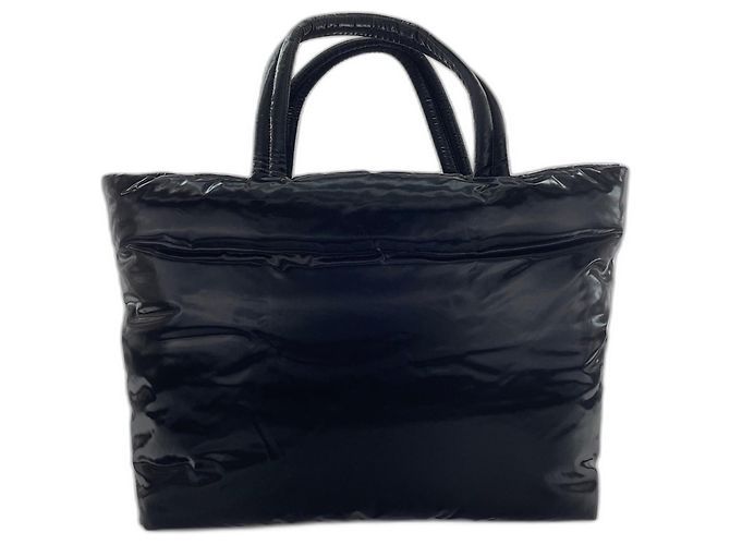Borsa Tote Yves Saint Laurent Nera Nero - vista 2