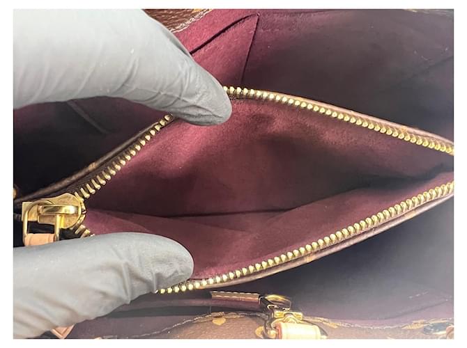 Bolsa de Ombro Louis Vuitton Montaigne Marrom - vista 13