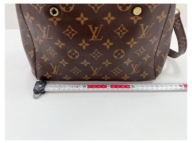 Bolsa de Ombro Louis Vuitton Montaigne Marrom - vista 4