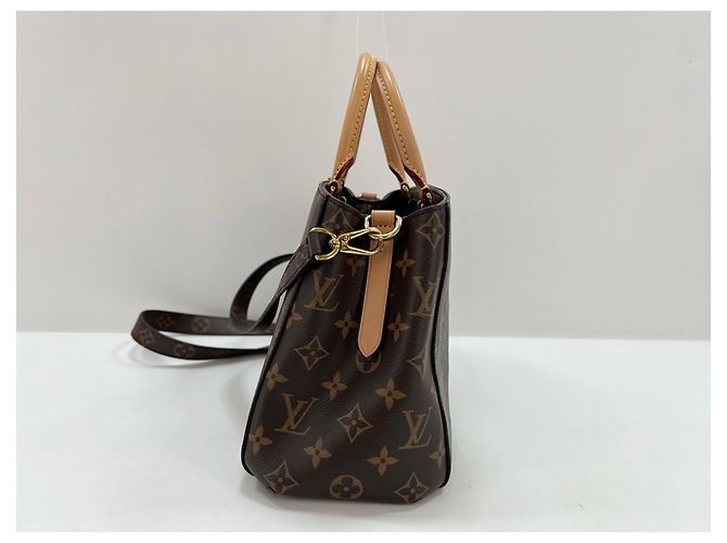 Bolsa de Ombro Louis Vuitton Montaigne Marrom - vista 5