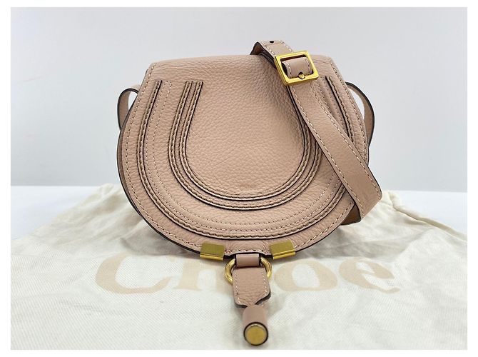 Borsa a tracolla Chloé Chloe Marcie in rosa - vista 12