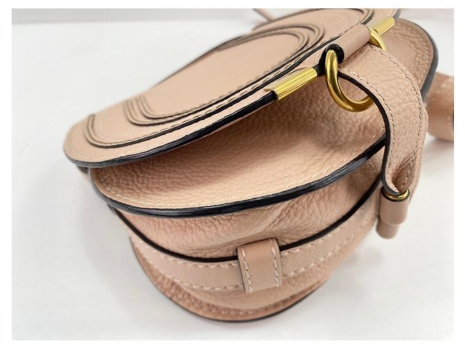 Borsa a tracolla Chloé Chloe Marcie in rosa - vista 7