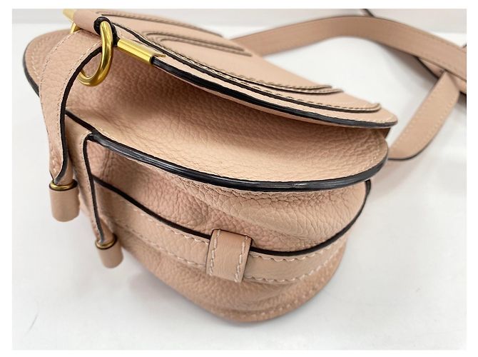 Borsa a tracolla Chloé Chloe Marcie in rosa - vista 8