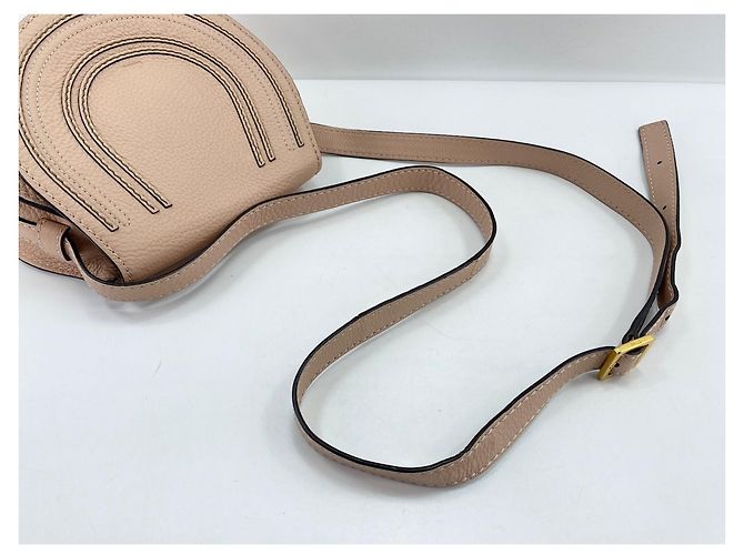 Borsa a tracolla Chloé Chloe Marcie in rosa - vista 9