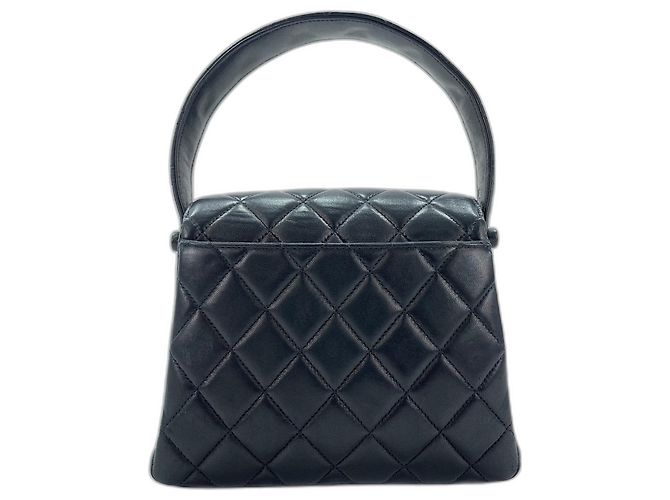 Borsa Chanel Mini Matelassé in Nero - vista 3