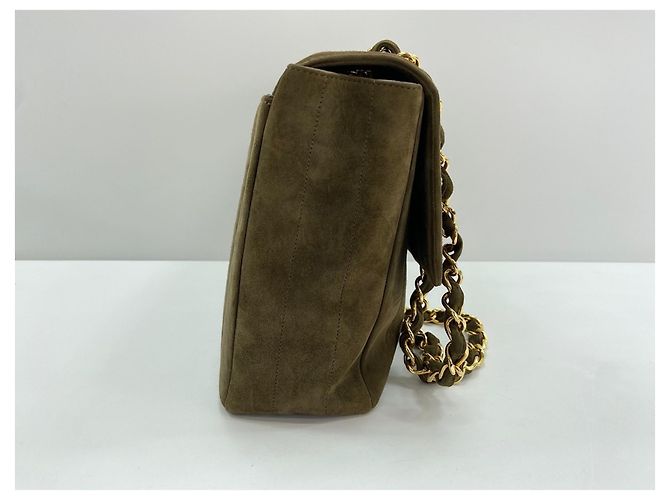Borsa a tracolla Chanel Mademoiselle in verde - vista 4