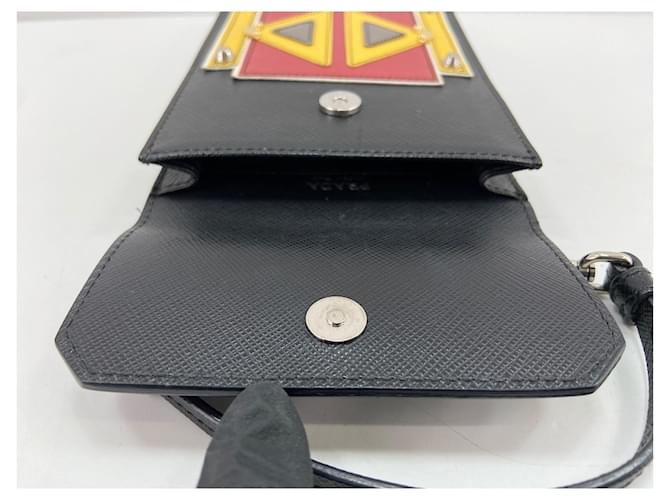 Borsa a tracolla Prada Robot in Black Nero - vista 12