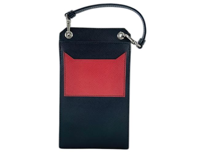 Borsa a tracolla Prada Robot in Black Nero - vista 3