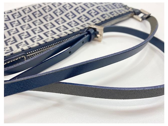Borsa a tracolla Fendi Navy Blu navy - vista 10