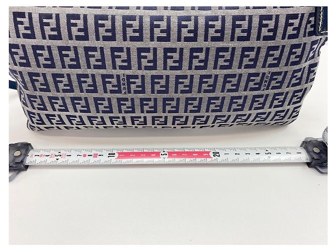Borsa a tracolla Fendi Navy Blu navy - vista 4