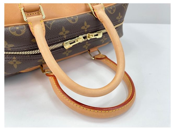 Borsa a mano Louis Vuitton Bowling Vanity Marrone - vista 10