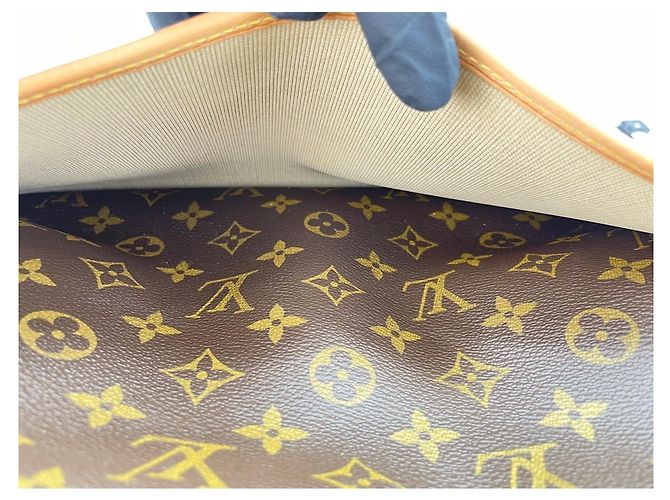 Borsa a mano Louis Vuitton Bowling Vanity Marrone - vista 17