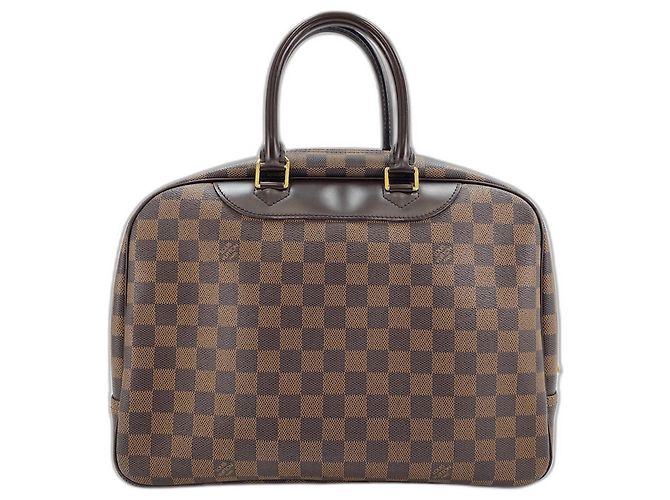 Borsa a mano Louis Vuitton Deauville Marrone - vista 3