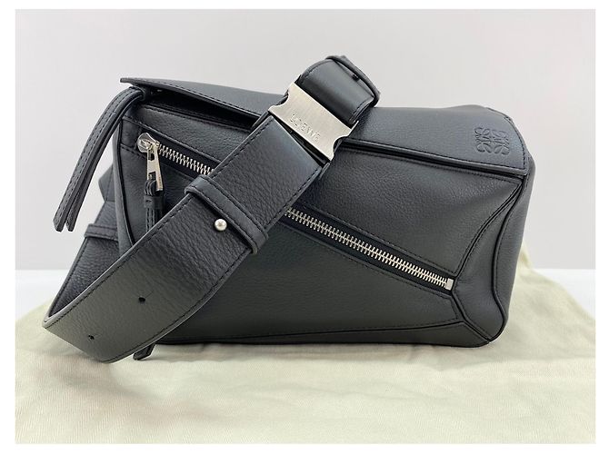 Borsello da cintura Loewe Puzzle in nero - vista 12