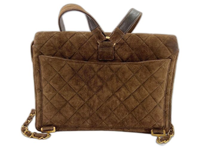 Zaino Chanel Matelassé Brown Marrone - vista 2
