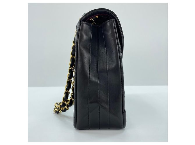 Borsa a tracolla Chanel Matelassé 25 Nero - vista 6