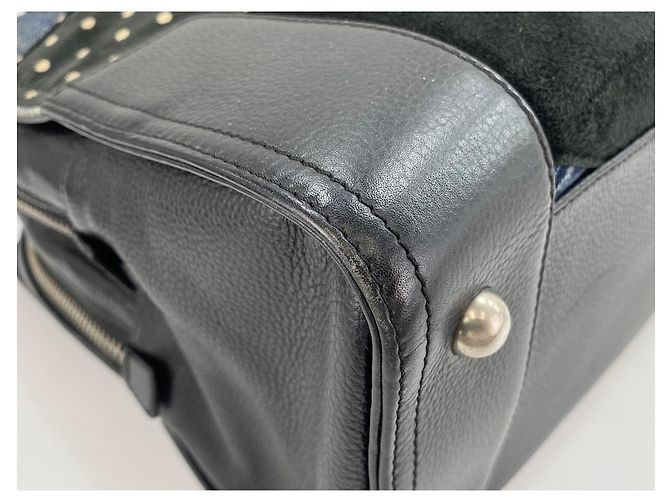 Borsa Boston Loewe Amazona x Comme des Garçons Blu navy - vista 7