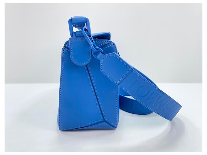 Borsa a tracolla Loewe Puzzle Bag Blu - vista 4