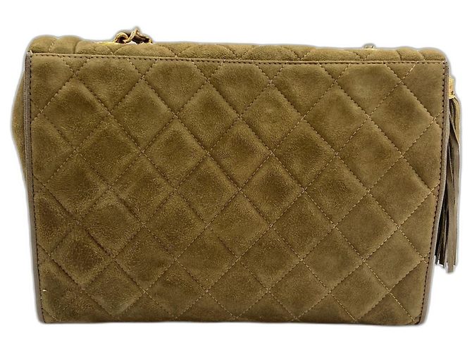 Timeless Borsa a tracolla Chanel Matelassé in Verde - vista 3