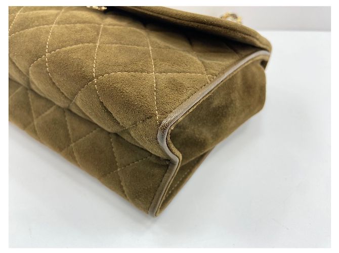 Timeless Borsa a tracolla Chanel Matelassé in Verde - vista 8