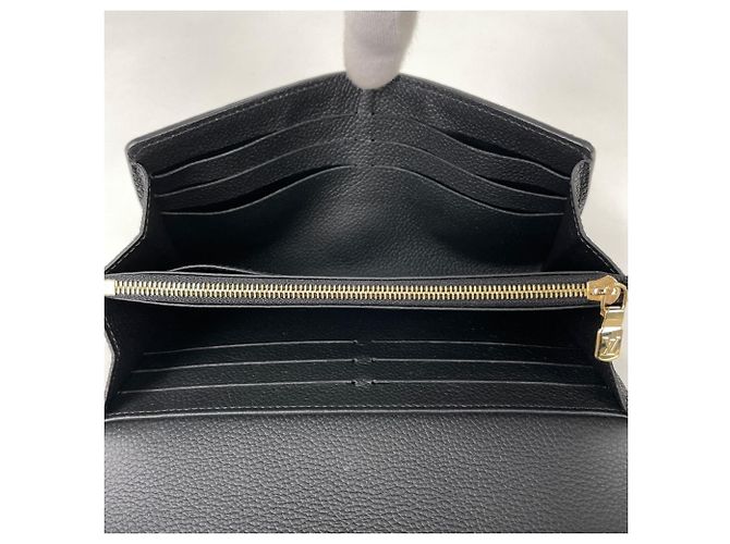 Louis Vuitton Portefeuille Sarah Métis Long Wallet in Black Nero - vista 4