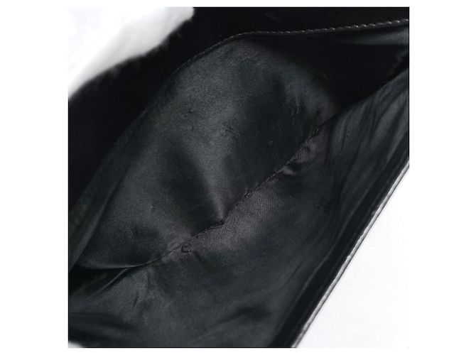 Borsa a tracolla Chanel in pelle nera Nero - vista 10