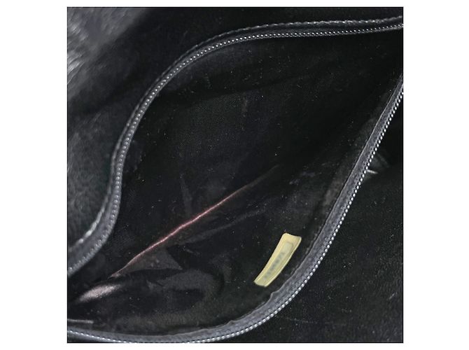 Borsa a tracolla Chanel in pelle nera Nero - vista 11