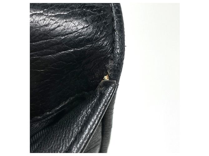 Borsa a tracolla Chanel in pelle nera Nero - vista 7
