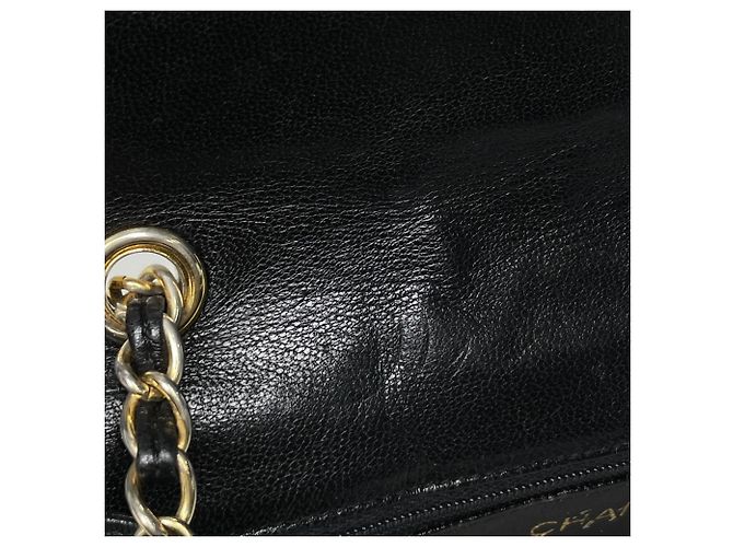 Borsa a tracolla Chanel in pelle nera Nero - vista 8
