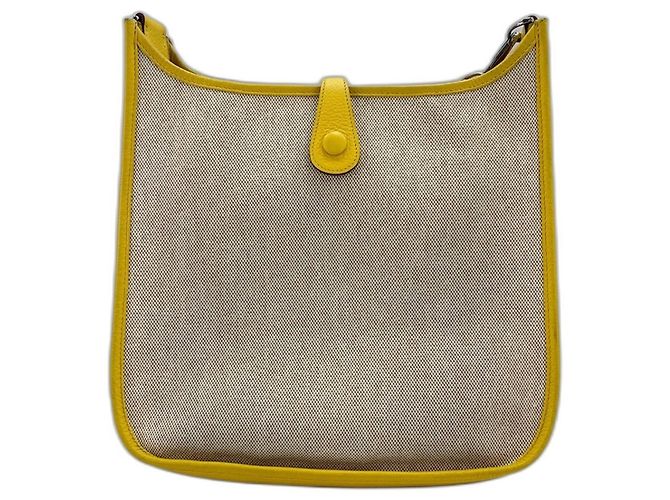 Hermès Borsa a tracolla Hermes Evelyne - Yellow Giallo - vista 2