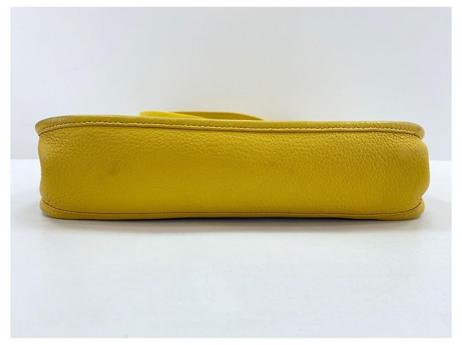 Hermès Borsa a tracolla Hermes Evelyne - Yellow Giallo - vista 5
