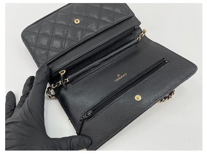 Borsa a tracolla Chanel Matelassé Nero - vista 11