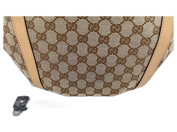 Borsa Tote Gucci Abbey in beige - vista 3