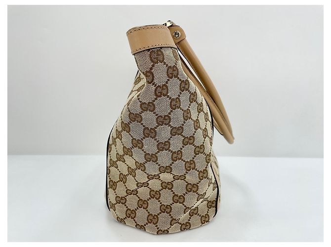 Borsa Tote Gucci Abbey in beige - vista 5