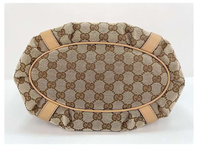Borsa Tote Gucci Abbey in beige - vista 6