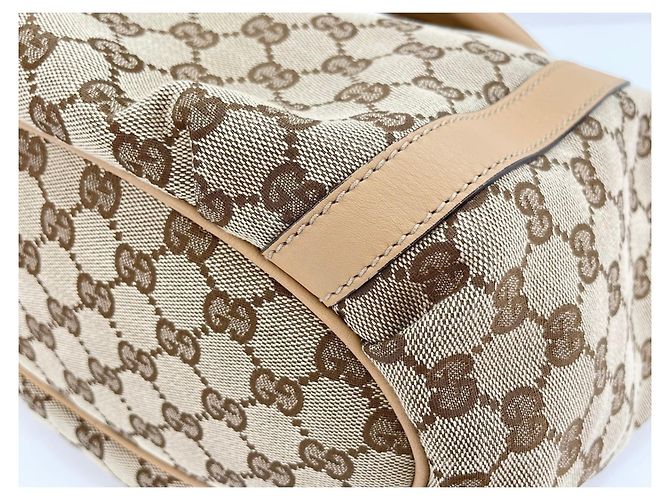 Borsa Tote Gucci Abbey in beige - vista 7