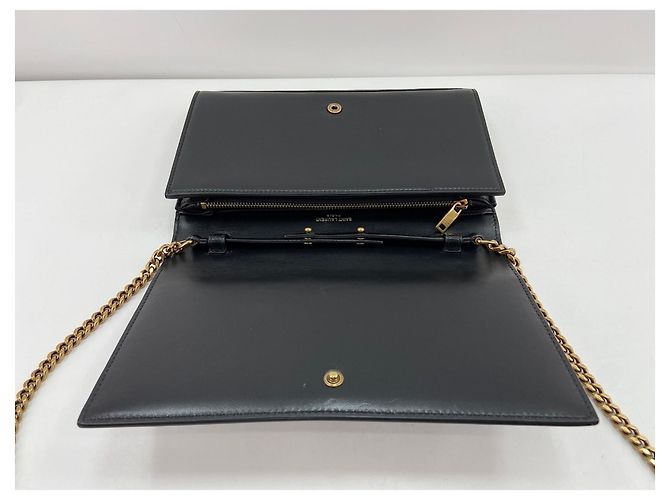 Borsa a tracolla Yves Saint Laurent Saint Laurent Paris Nero - vista 11