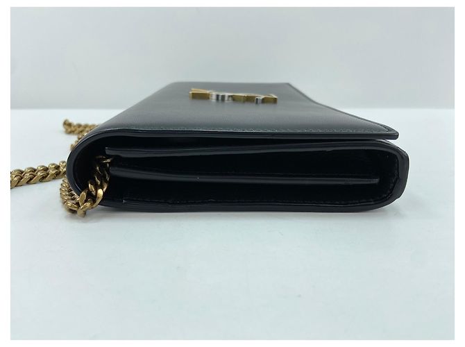 Borsa a tracolla Yves Saint Laurent Saint Laurent Paris Nero - vista 4