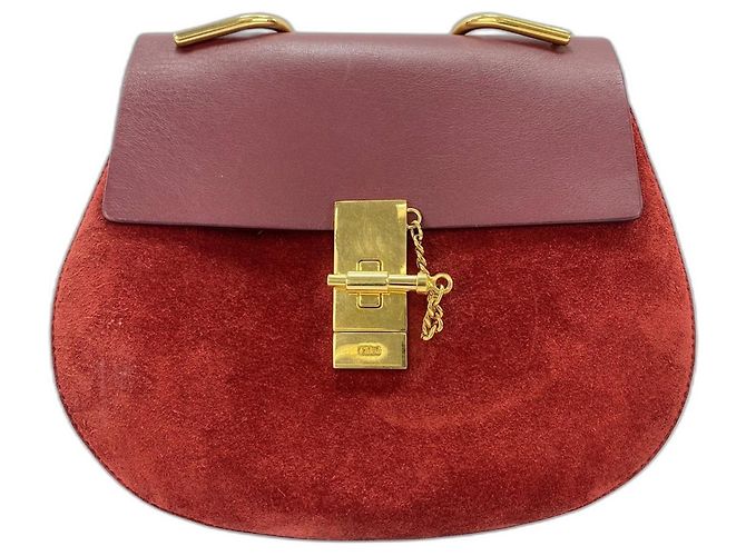 Borsa a tracolla Chloé Drew in rosso - vista 2