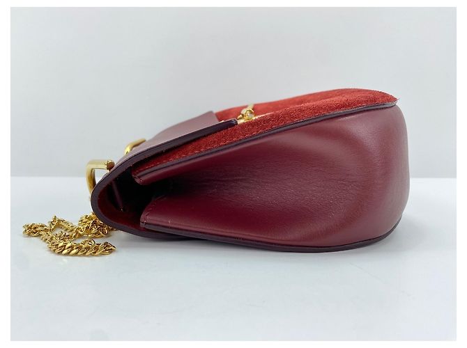 Borsa a tracolla Chloé Drew in rosso - vista 5