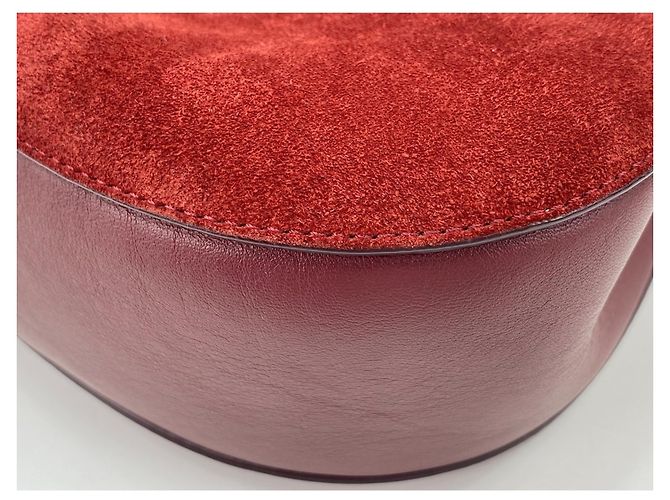 Borsa a tracolla Chloé Drew in rosso - vista 8