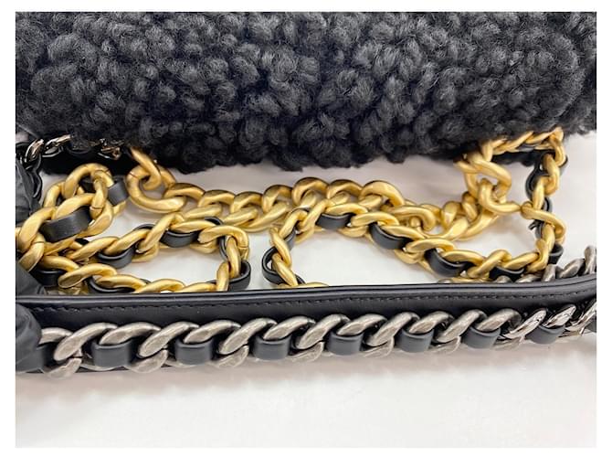 Borsa a tracolla Chanel nera Nero - vista 10
